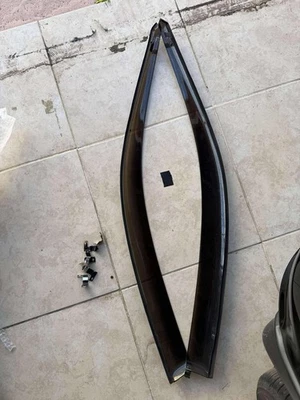 Par de viseras de ventana izquierda y derecha japonesa OEM Honda Civic EG6 Foto 1 de 2