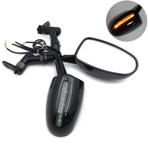 View Mirrors Acrylic Flat 2 pcs Fits For 2005-2008 Kawasaki Ninja 636/ZX6R/ZX6RR - Picture 1 of 4