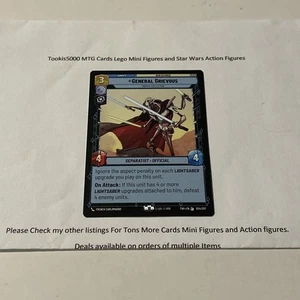 Star Wars Unlimited General Grievous Trophy Collector #034/257 - Imagen 1 de 2