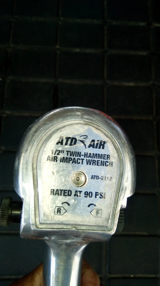 ATD TOOLS 2112 1/2" DOBLE MARTILLO LLAVE DE IMPACTO DE AIRE USADA FUNCIONA BIEN... Foto 1 de 4