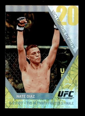 NATE DIAZ 2009 TOPPS UFC #VD20 VICTORIOUS DEBUTS ROOKIE CARD RC T6113 - Image 1 of 2