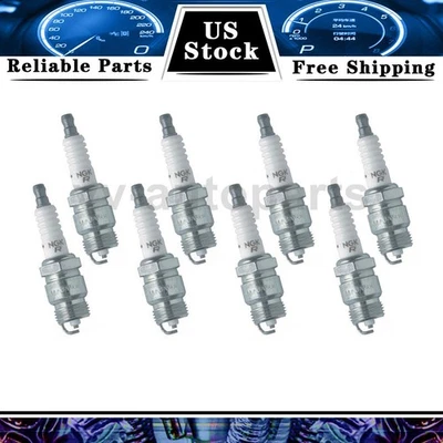 Комплект свечей зажигания высокопроизводительные NGK 8 шт. для Ford Bronco 1967-1974 годов выпуска - Изображение 1 из 3