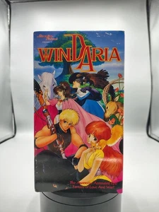 Excellent Windaria Once Upon a Time (Vintage VHS, 1993) Rare Tested Anime Kaname - Picture 1 of 3