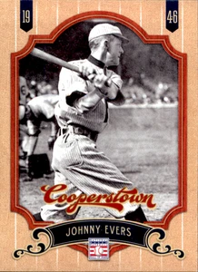 JOHNNY EVERS 2012 Panini Cooperstown Base #34 Chicago Cubs Baseball Trading Card - Picture 1 of 3