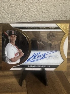 2020 Topps Five Star Pentamerous Penmanship Rafael Devers Auto /25 - Picture 1 of 2