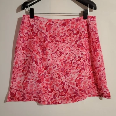 ¡Cambio exacto! Minifalda floral Fairycore de colección años 90 Y2K para mujer junior talla 13 rosa Foto 1 de 4