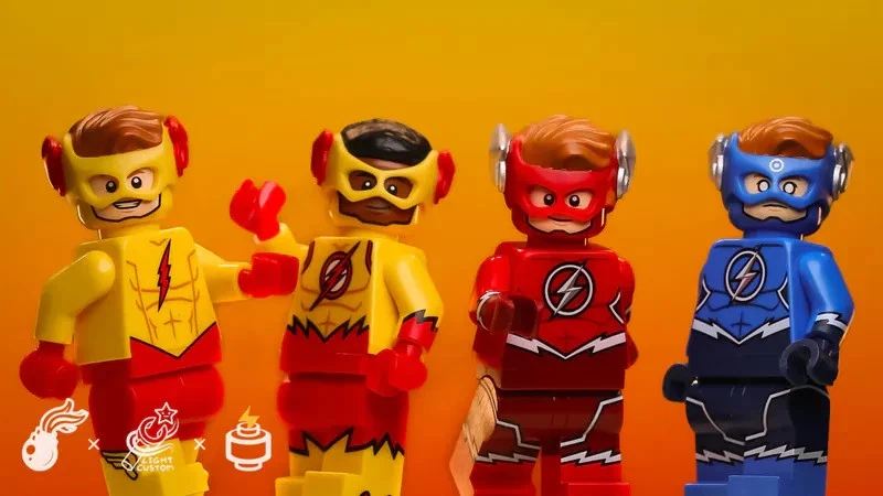 PRE-LISTADO LEGO DC Comics Jaka Brick Junior Speedster Juego de 4 Minifiguras NUEVO Foto 1 de 1