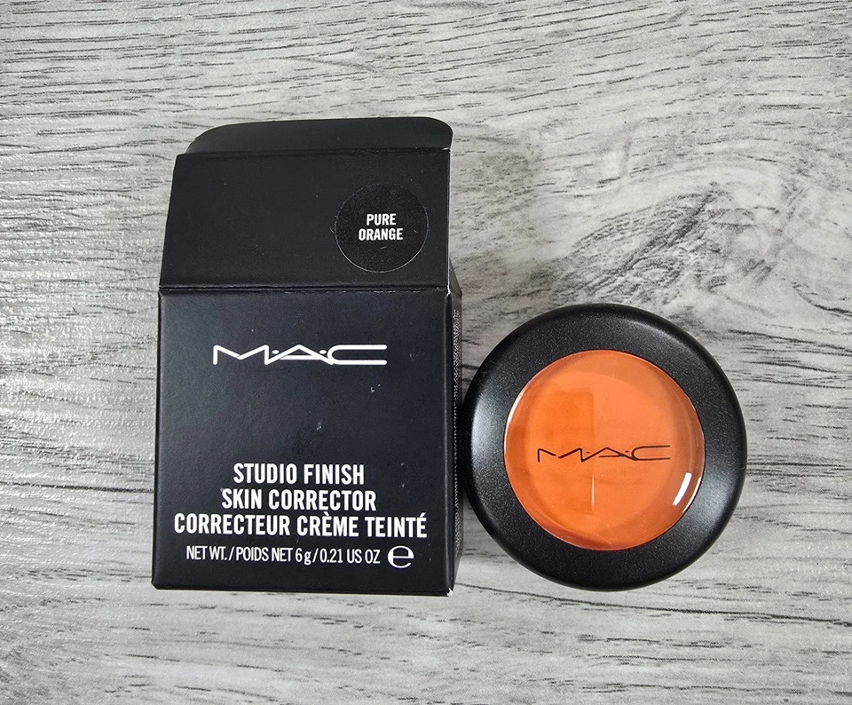 MAC Studio Finish Skin Corrector | Pure Orange | 6g/0.21oz | New Boxed 💯Authent - Image 1 of 1