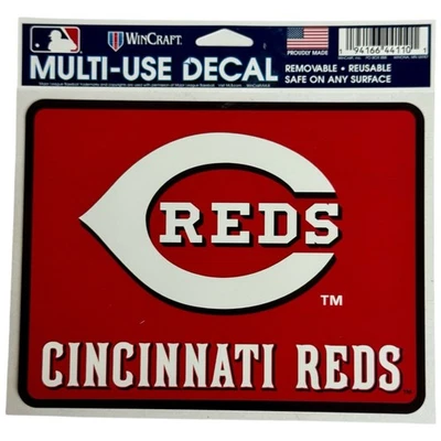 Cincinnati Reds Multi-Use Decal Removable Reusable MLB Baseball Car Auto - Image 1 of 2