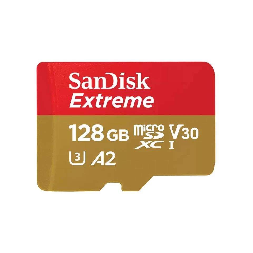 SanDisk Extreme MicroSDXC 128 GB UHS-I U3 Classe 10 Velocità Lettura 160 MB/s - Immagine 1 di 1