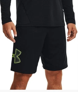 Nuevo Under Armour Hombres Pantalones Cortos Negros UA Tech 10" pulgadas Grande - Imagen 1 de 1