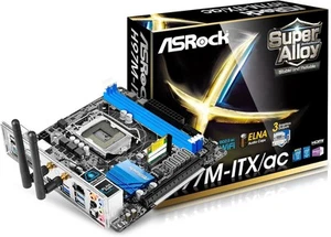 ASRock H97M-ITX/AC Motherboard, LGA 1150 Socket, H97 Chipset, Brand New - Afbeelding 1 van 1