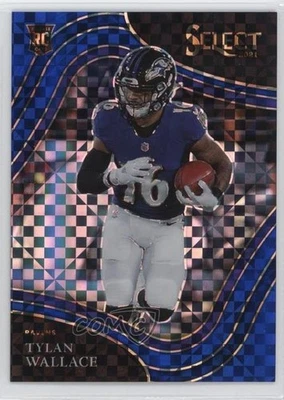 2021 Panini Select Field Level Blue Prizm /49 Tylan Wallace #378 Rookie RC - Image 1 of 2