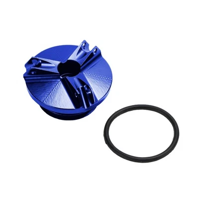 Bouchon remplissage d'huile bleu pour Yamaha R1 R6 R3 MT-03 MT-07 FZ1 FZ6 FZ8' - Photo 1/4