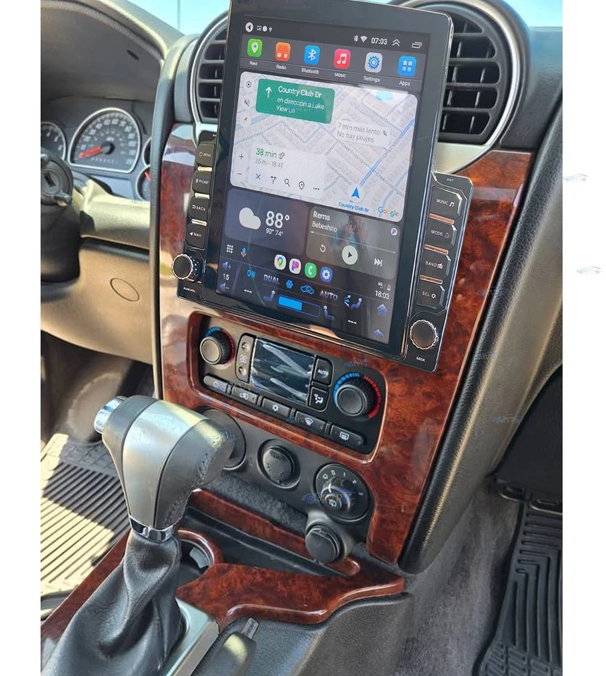 Android 15 CarPlay For GMC Envoy 2002 2003 2004 05 2006 Car Radio Stereo GPS FM Foto 1 de 4