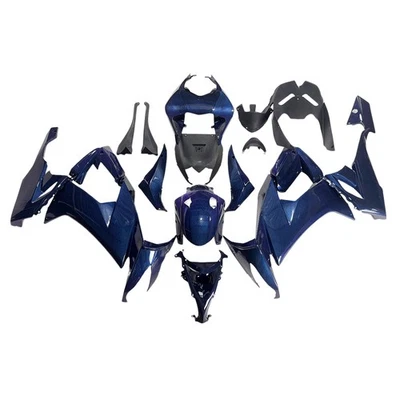 Carenados azul camaleón púrpura para carrocería Kawasaki ZX10R Ninja 2008 2009 2010 Foto 1 de 4
