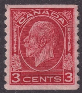 MATT'S STAMPS CANADA SCOTT #207 KING GEORGE V 3-CENT ISSUE OF 1933, MH, CV$20 - Picture 1 of 2