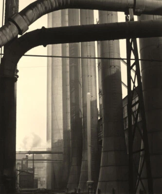 Armco Steel Edward Weston 1922 Factory Industry Photograph Photo Poster Sepia - Image 1 of 2