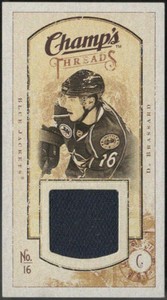 2009/10 Upper Deck Champ's DERICK BRASSARD "CHAMP'S THREADS" Mini Relic #MT-DB