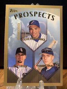 1999 Topps Prospects Baseball Card #434 Jose Fernandez Jeff Liefer Chris Truby - Picture 1 of 2