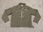 DRI-DUCK Shirt Lined JACKET Ladies MED Grey Canvas Duck Work Wear Chore For Her