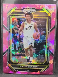 2022-23 Panini Prizm Basketball Collin Sexton Pink Ice Cracked Ice #87 - Picture 1 of 2