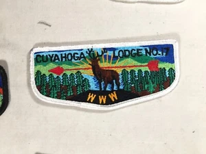 Parche BSA Cuyahoga OA Lodge 17 S28 pb pegamento solapa - Imagen 1 de 2