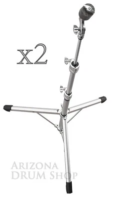 Soporte de platillo recto de aluminio Yamaha CS3 Crosstown paquete de 2 - NUEVO - ¡En stock! Foto 1 de 4
