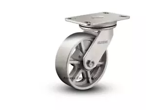 72CA08201S 8" x 2" Albion Swivel Caster, Cast Iron Wheel, 1600 lb. Capacity - Picture 1 of 2