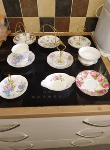 royal albert vintage bone china tea cup bundle mixed designs and style vintage - Picture 1 of 5