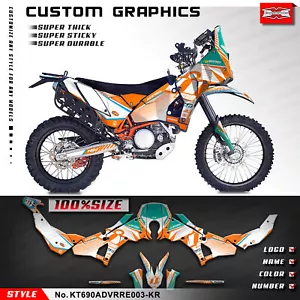 Kungfu Graphics Motorcycle Decal Stickers Kit for 690 Adventure Rally Raid EVO2 - Foto 1 di 8