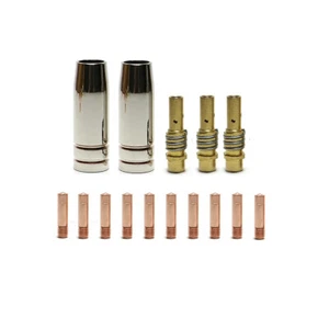 Tip Nozzle Parts fits Vulcan OmniPro 220 MIGMax 140 215 63616 63617 Welder,15PK - Picture 1 of 5
