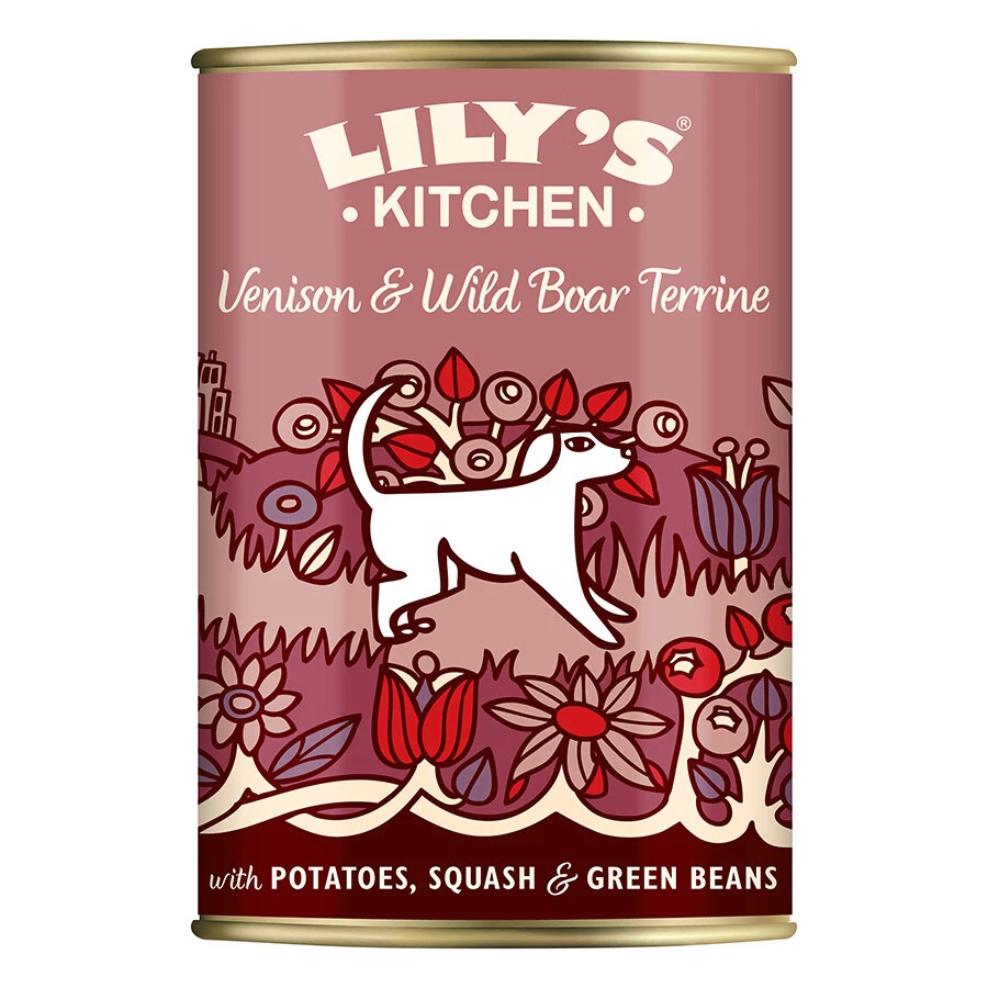 Lily's Kitchen Adult Dog Wet Food Venison & Wild Boar Terrine - 400g - Bild 1 von 1