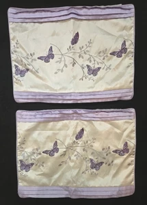 Paar Standard Kissenbezüge Lavendel Schmetterlinge Chapel Hill von Croscill - Bild 1 von 10