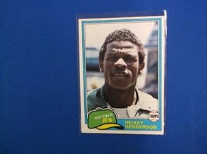 1981 Topps Baseball # 261 Rickey Henderson EX-MT +  #2 - Picture 1 of 2