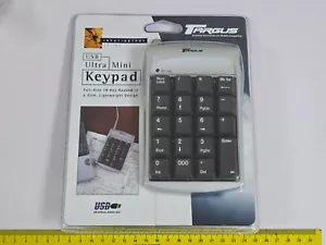 USB 19 KEY NUMERIC KEYPAD SLIM PORTABLE LAPTOP BRAND NEW SEALED Targus FULL KEY - Picture 1 of 2