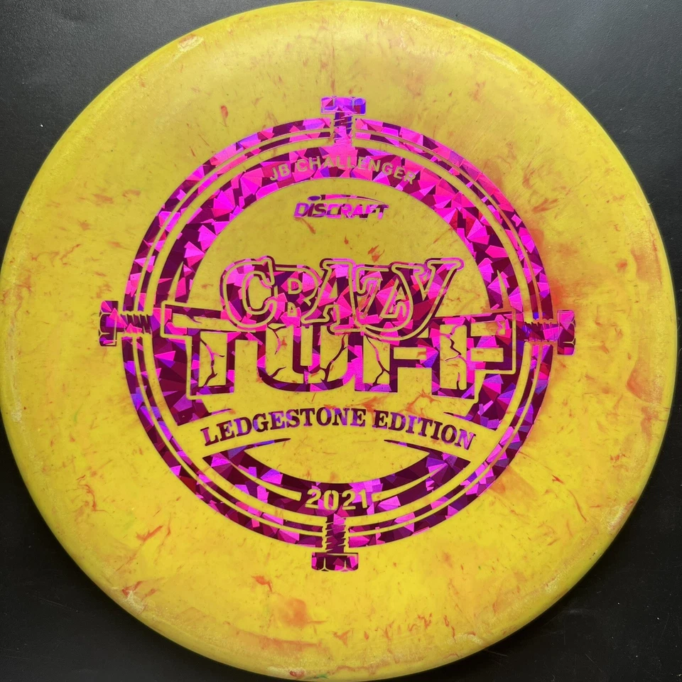 Discraft Ledgestone Crazy Tough Jawbreaker Challenger 174 Purple Shatter Stamp - Image 1 of 1