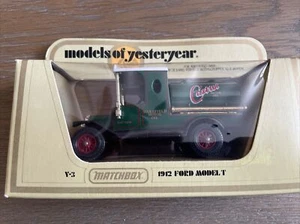 Matchbox 1912 Model T Ford Castrol Oil Tanker Models of Yesteryear Y-3 - Picture 1 of 4