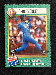 George Brett 1990 SI Sports Illustrated for Kids #162 RARE HOF ⚾️ Royals