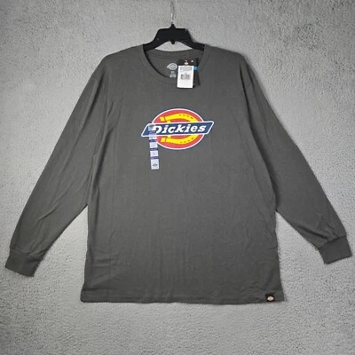 Camisa DICKIES Para Hombre EXTRA GRANDE XL GRIS Manga Larga ROPA DE TRABAJO CASUAL Relajada Nueva Con Etiquetas Foto 1 de 4