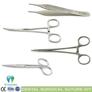 Dental Surgical Dissecting Suture Removal Minor Surgery Kit Instruments 4Pcs Kit - Bild 1 von 1