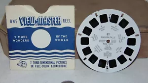 VINTAGE 1950 SAWYER'S VIEW-MASTER REEL # 81 NIAGARA FALLS NEW YORK - Bild 1 von 3