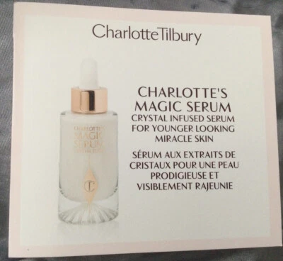 Charlotte Tilbury Charlotte's Magic Serum Skincare Cream Crystal Elixir Sample - Image 1 of 4