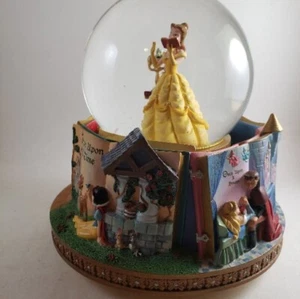 Disney Princesses Storybook Globo Neve Rotante Gioca Musica Scatola Originale Bellissimo - Foto 1 di 10