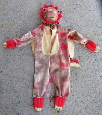 Disfraz Princesa Paraíso Dragón Rojo Cuerpo Completo Rojo Alado Poliéster Talla 18-24 meses Foto 1 de 4