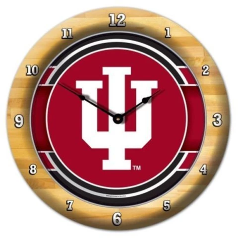 INDIANA HOOSIERS CLOCK Cover