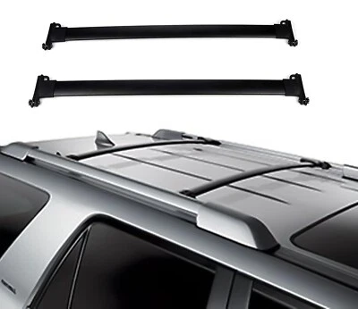 Roof Rack Cross Bars for 2005-2017 Ford Expedition Aluminum Crossbar Cargo Black - Image 1 of 4