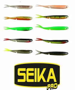 Ftm Veit Wilde Vibration Shad V-Tail, No-Action Shad Zander Vertical Drop Shot - Photo 1/11