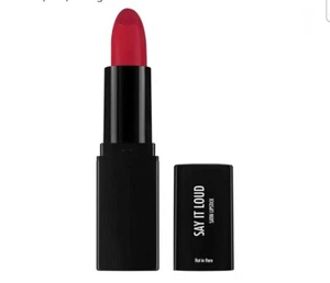 Sleek MakeUP Say it Loud Satin Lipstick, Smooth & Lightweight Hot In Here Red - Picture 1 of 4