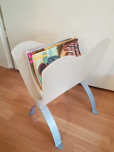 Per Ivar Ledang Zeitschriftenständer Ikea weiß 90er Jahre Vintage - Bild 1 von 10
